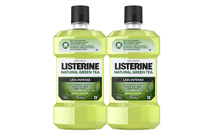 Listerine Mouthwash Bottle 250ml Green Tea x24 - Image 3