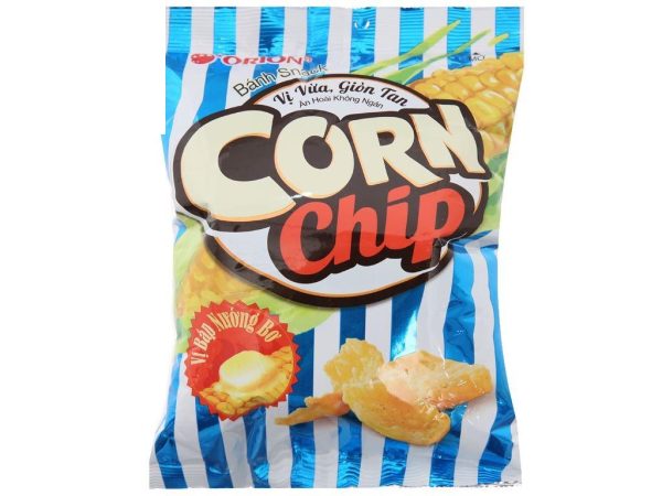 Snack Corn Chips Butter 35g x 10 Bags - Image 4